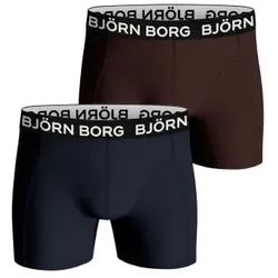 Bjorn Borg Bamboo Cotton Blend Boxer 2P Blau/Braun Large Herren