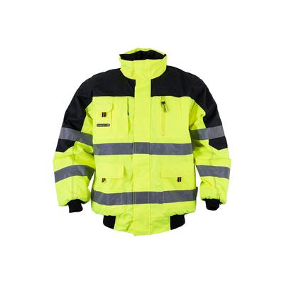Funktionsjacke TERRAX WORKWEAR "Warnbau-Piloten", Herren, Gr. S, gelb, Obermaterial: 100% Polyester PES., Jacken Funktionsjacke