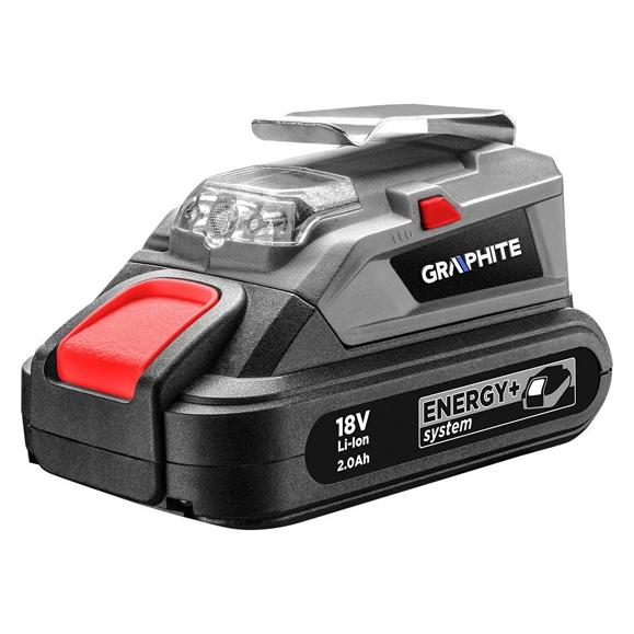 Graphite USB-Adapter - LED-Energie + Taschenlampe (6.80 cm) (58G025)