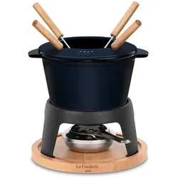 La Fonderie Fonduemaschine für 4 Personen MONT D'ARBOIS - Blau