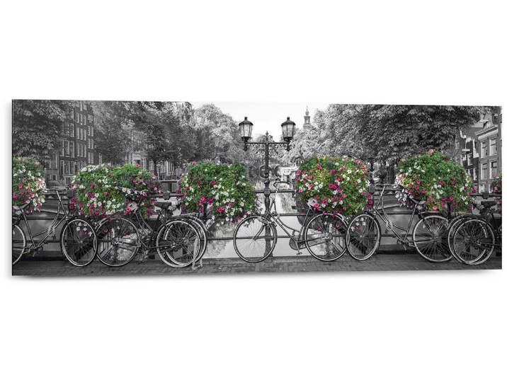 Deco-Panel REINDERS Amsterdam , schwarz (farbe bild(er): schwarz, weiß), B:90cm H:30cm T:2cm, Holzwerkstoff, Bilder, Deco-Panel