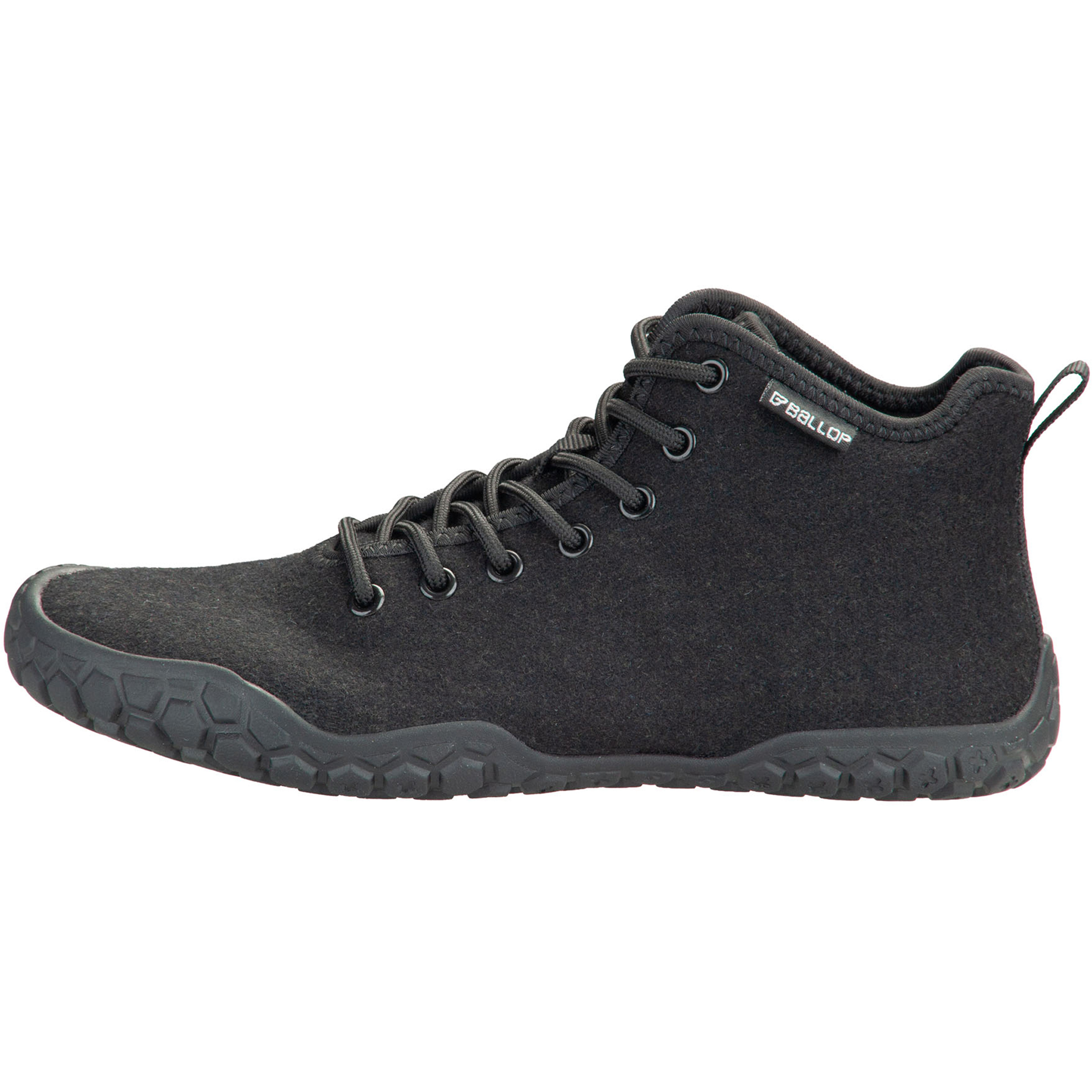 Ballop Corso Mid Cut Barfußschuhe schwarz Größe 46 Lifestyle Atmungsaktiv