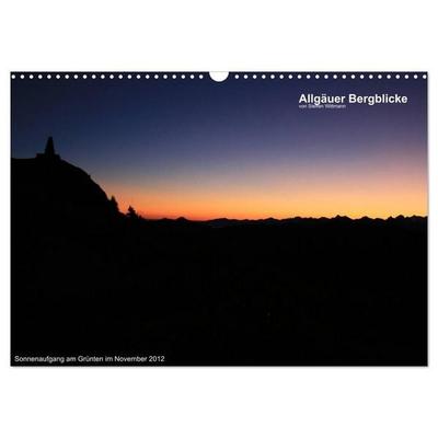 Allgäuer Bergblicke (Wandkalender 2027 DIN A3 quer), CALVENDO Monatskalender