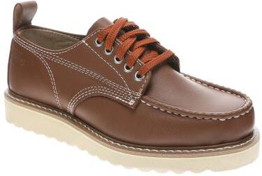 Work America Men's Crepe Wedged Sole Work Oxford Shoes - 8.5 Tan Oxford E4