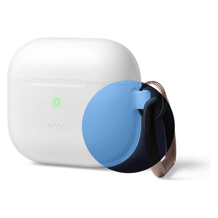 Elago AirPods 3 Silicone Hang Case, Case, Blue (Kopfhörer Hülle) (EAP3HG-HANG-LUBL)