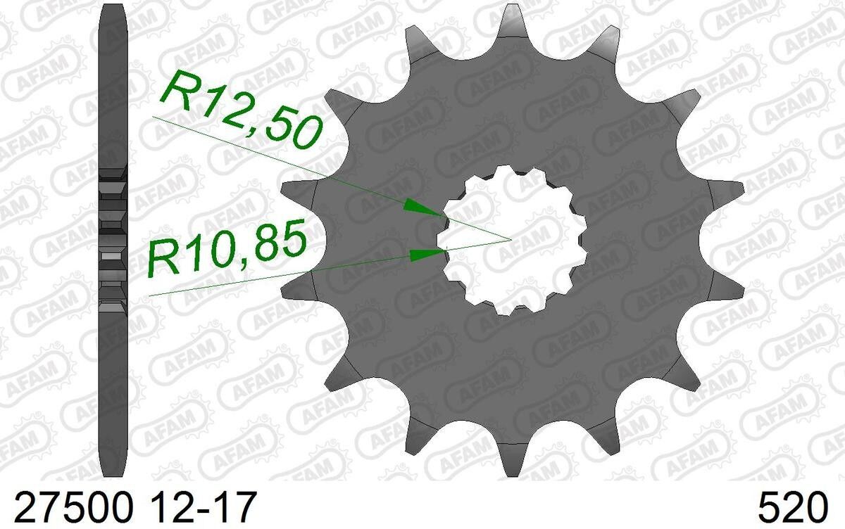 AFAM 27500-14 Chain Pinion