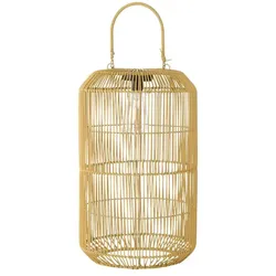 HOME STORY Solar Laterne   , braun , Kunststoff,Metall , Maße (cm): H: 45  Ø: 28