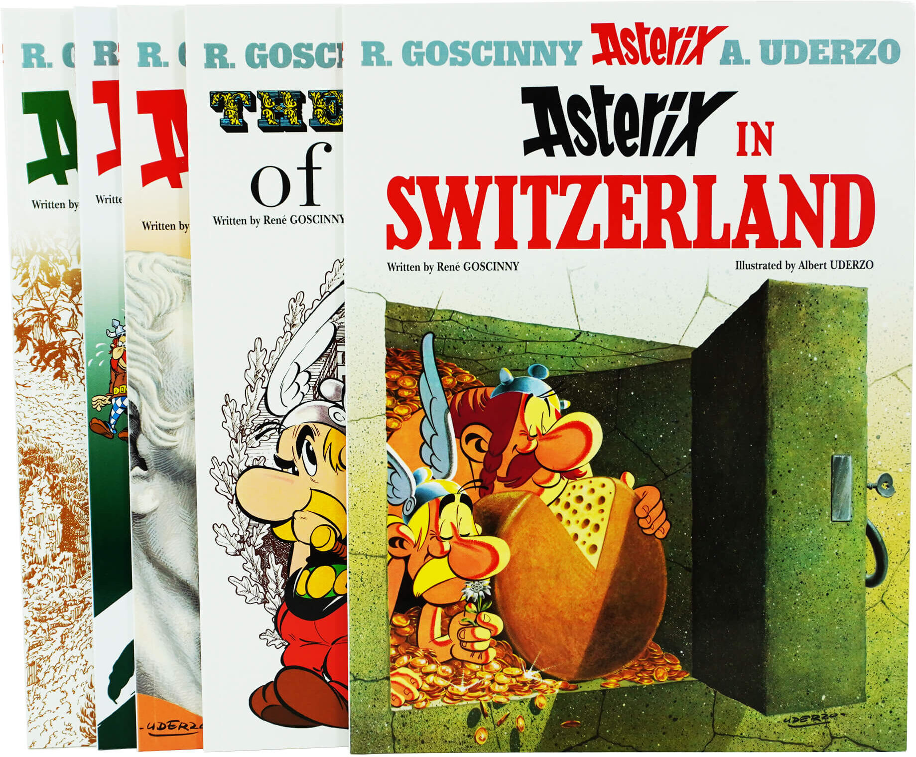 Asterix Series 4 (Book 16-20) by Goscinny & Uderzo: 5 Books Collection Set - Ages 6-11 - Paperback Hachette Children's Group