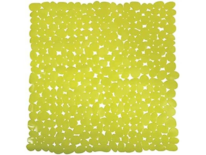 MSV Douchemat, badmat, douchemat, antibacterieel, antislip, met zuignappen, groen, ca. 53 x 53 cm