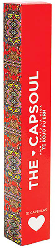 The Capsoul Cápsulas Té rojo pu erh cápsulas compatibles Nespresso 10 u