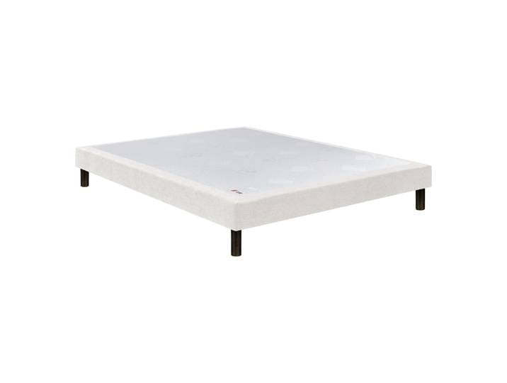 Sommier Nature confort ferme 15 cm - Epeda chenillé lin 90x200