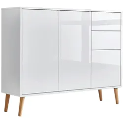 Kommode Mailand Typ 10 Weiß