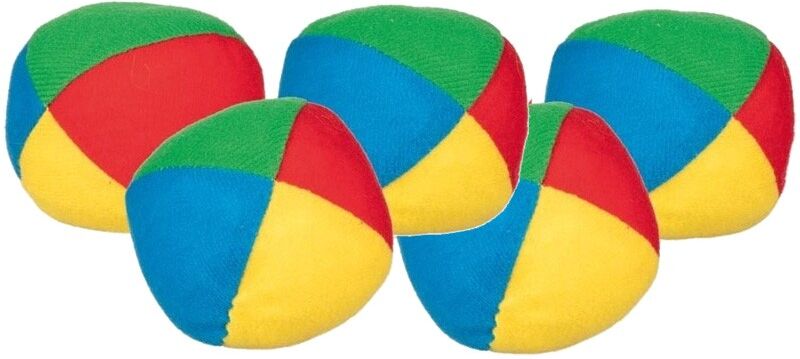 Lot de 5 balles de jonglage - Goki