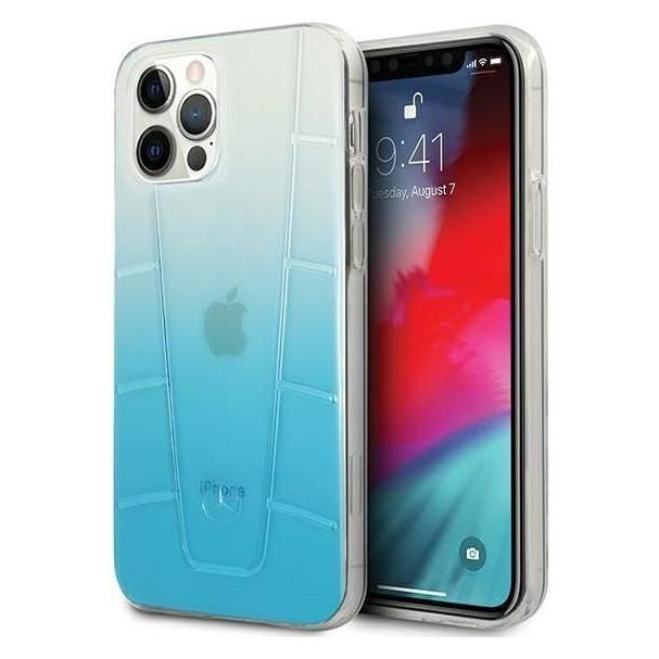 Mercedes MEHCP12MCLGBL iPhone 12/12 Pro 6.1 "Blue / Blue Hard Case with Transparent Line (Apple iPhone 12, Apple iPhone 12 Pro) (Mer006486-0)