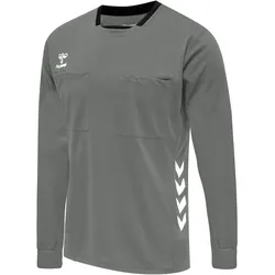 hummel Referee Chevron langarm Schiedsrichtertrikot Herren steeple gray M