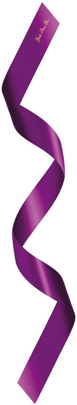 Sweet Caress Bandeau satiné violet pour les yeux