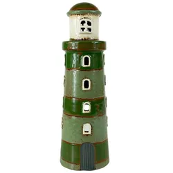 Det Gamle Apotek Keramikhaus Teelicht Lichthaus Leuchttum, 25 cm, Ø 8 cm,