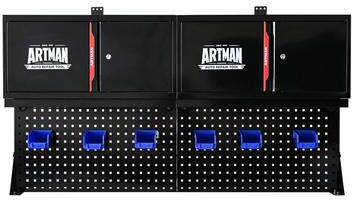 DEVERA Wall-Mounted Tool Storage Cabinet for Garage, Workshop & Home