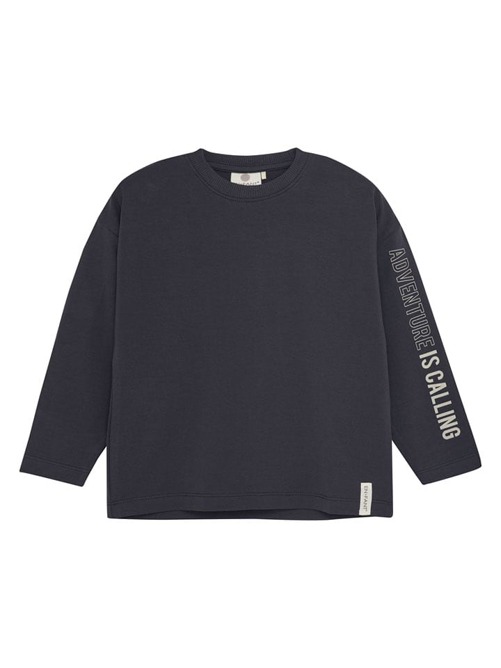 enfant Longsleeve in Anthrazit - 110