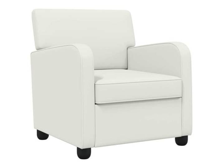 Remise Fauteuil de relaxation - Blanc - Fauteuil Intérieur - Salon - Blanc - Simili cuir - 110 kg/siège_rpi58t