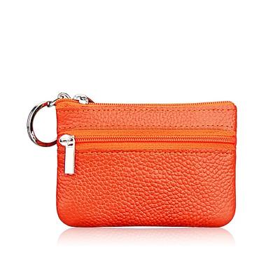 Mode Leder Mini-Münz Geldbörse Clutch Reißverschluss Kleine weiche Schlüssel Kartenhalter Geldbeutel Taschen Brieftaschen