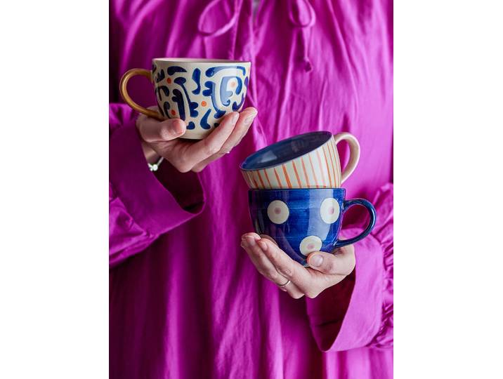 Set de tasses Eviaya 3 pièces Ø 10cm Bleu
