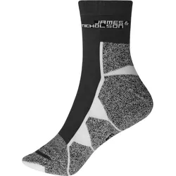 James & Nicholson Herren Sport Socken JN215 black/white 45-47