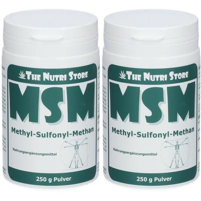 MSM 100% rein Methyl Sulfonyl Methan Pulver 2x 2x250 g