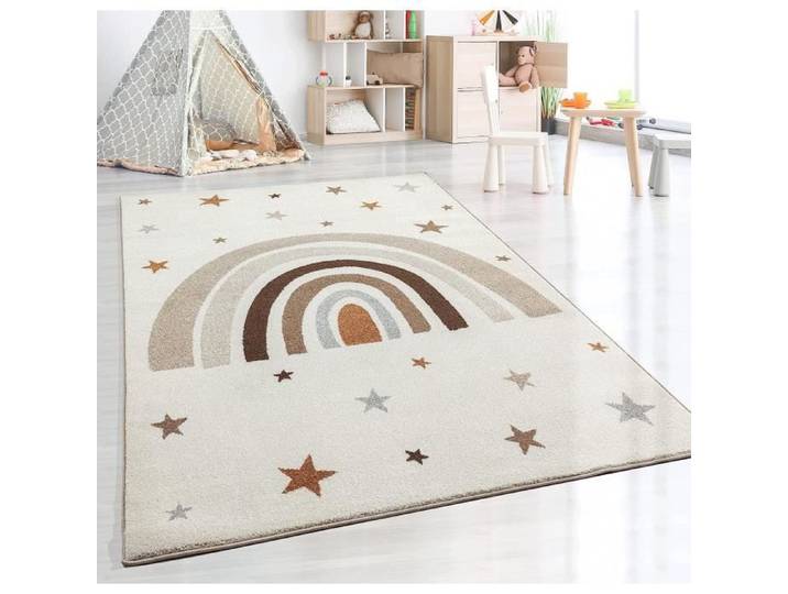 Tapis moderne - The Carpet SOUND - Arc-en-ciel crème - 200x280 - Enfants