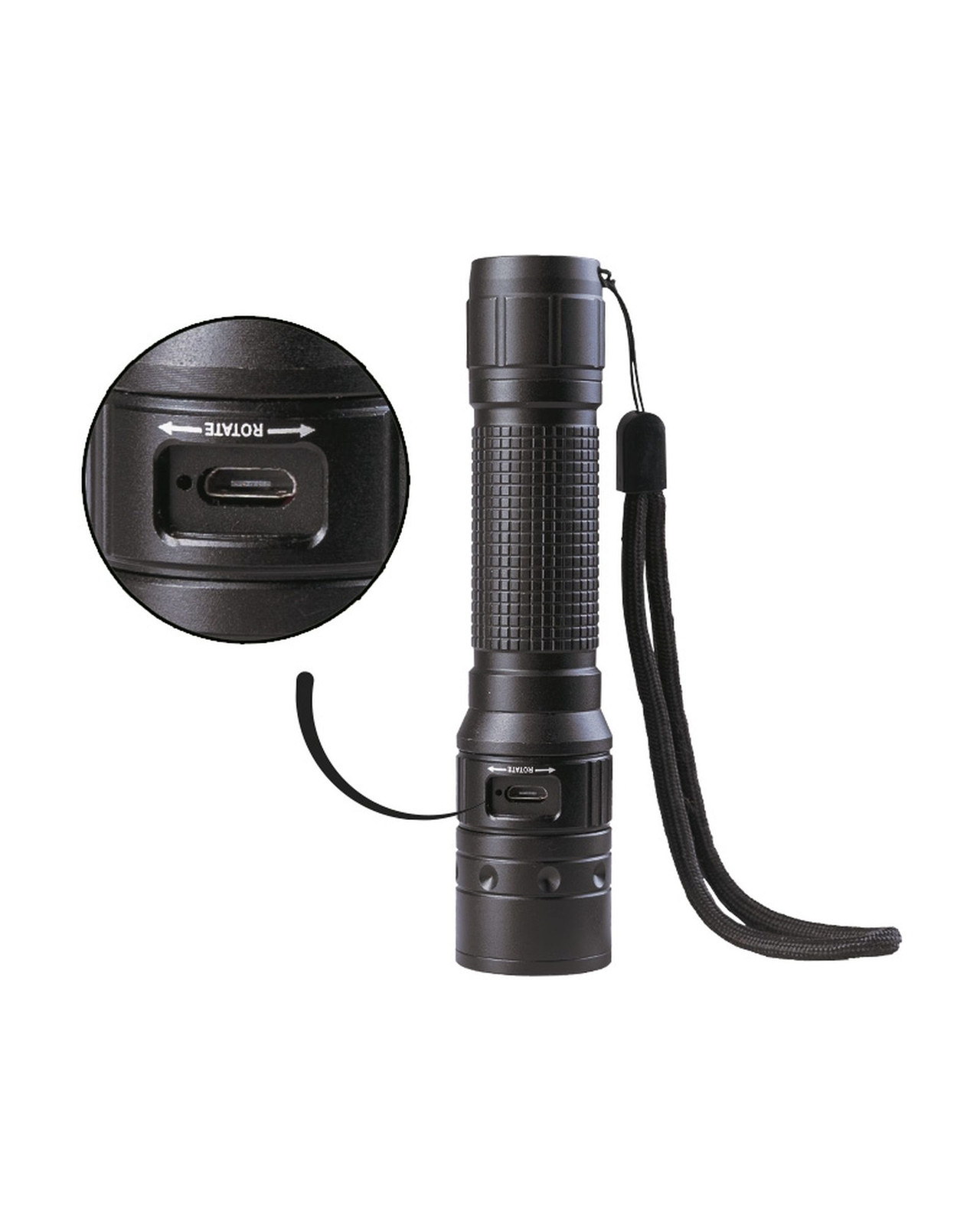 Mil-Tec Sturm MT1R Oplaadbare LED Zaklamp