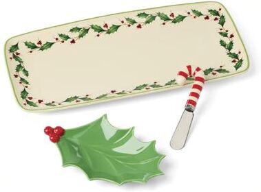Lenox Holiday 3-Piece Hostess Set with Spreader