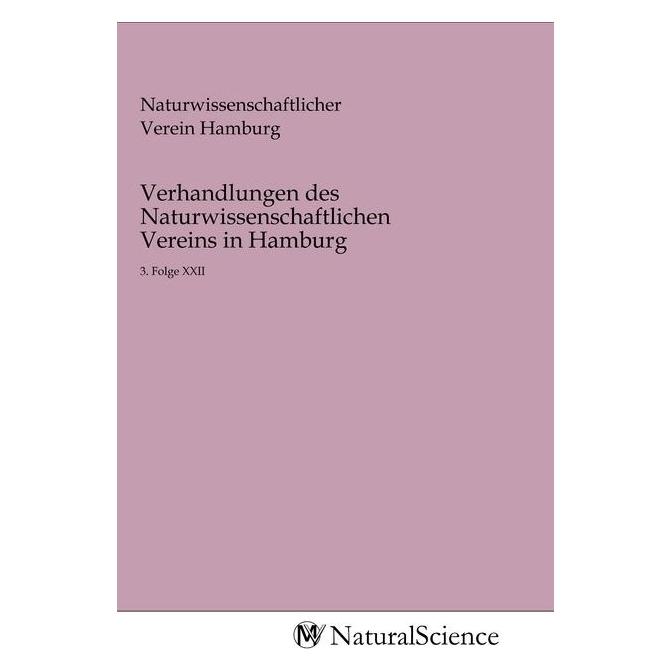 MV-NaturalScience Verhandlungen des Naturwissenschaftlichen Vereins in Hamburg (Naturwissenschaftlicher Verein Hamburg, 2020) (56154014)