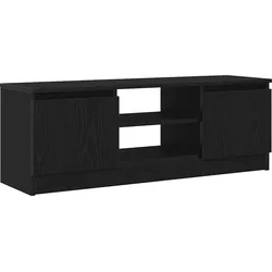 vidaXL TV-Schrank Schwarz Eichen-Optik 102x30x36 cm Holzwerkstoff