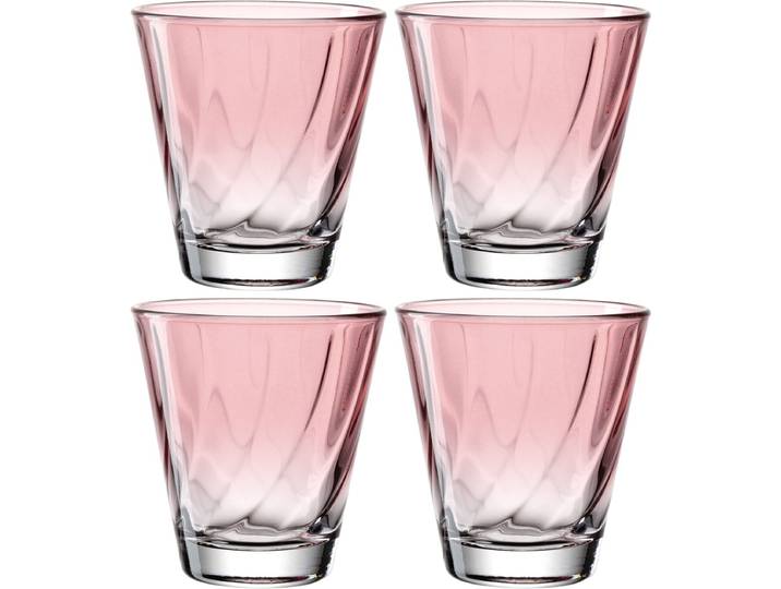 Leonardo TWIST Drinkglas 215ml rood - set/4