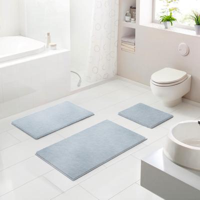 Badematte GRUND "Molena", grau, H:28mm, Polyester, Badematten, Badematte, Hoher LUXURYSOFT-Flor aus Polyester, 5 Jahre Garantie