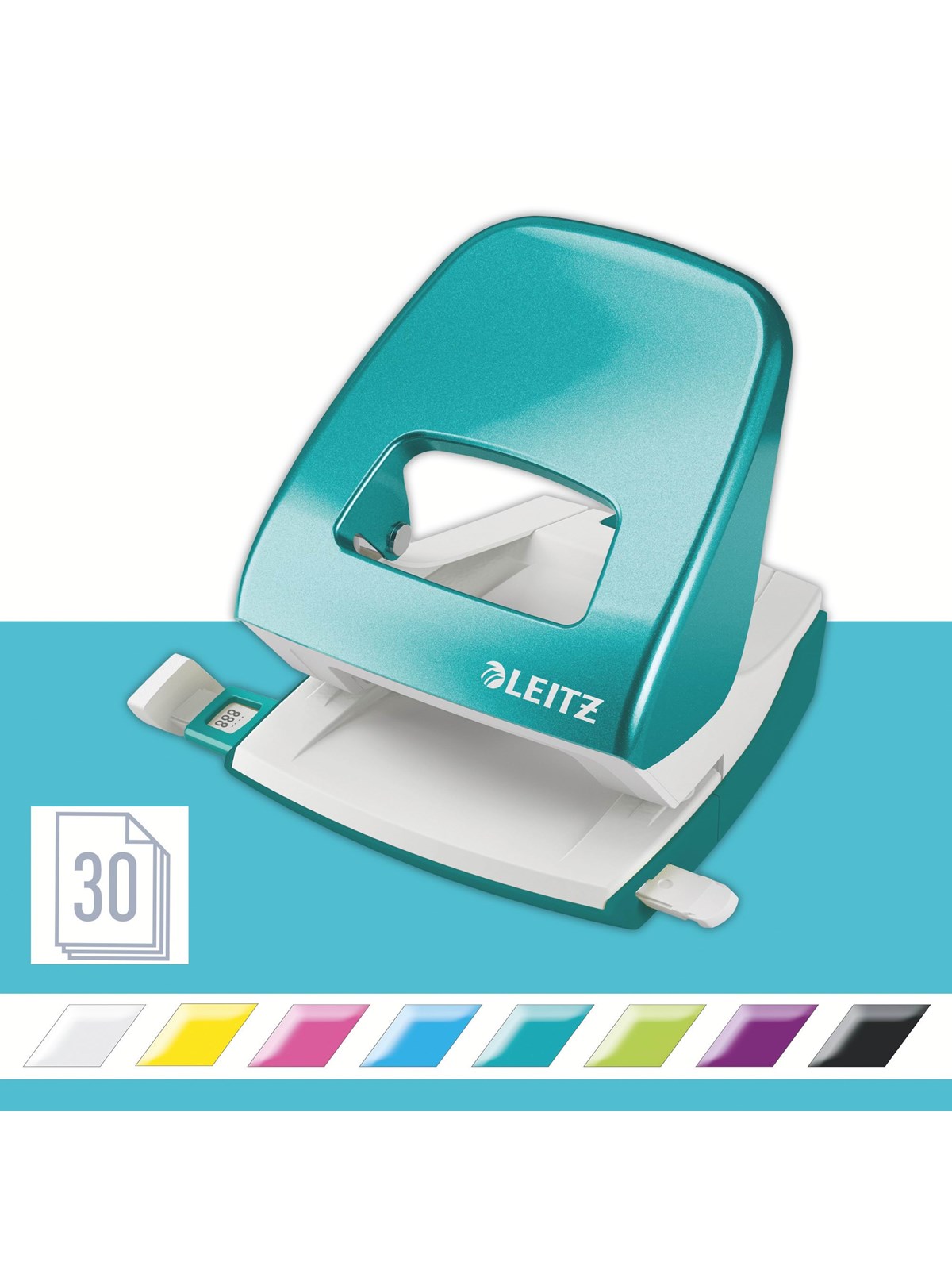 Leitz NeXXt WOW Bürolocher (Metall) Eisblau