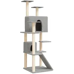 vidaXL Lataren (153 cm, Hellgrau), Katzenbaum