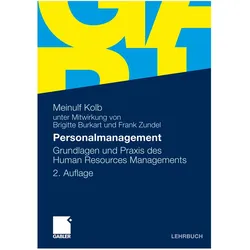 Personalmanagement, Fachbücher von Meinulf Kolb, Brigitte Burkart, Frank Zundel