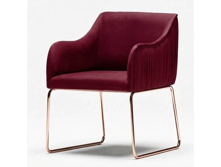 JVmoebel Esszimmerstuhl Blauer Metallstuhl mit modernem Design und hoher Funktionalität, Made in Europe