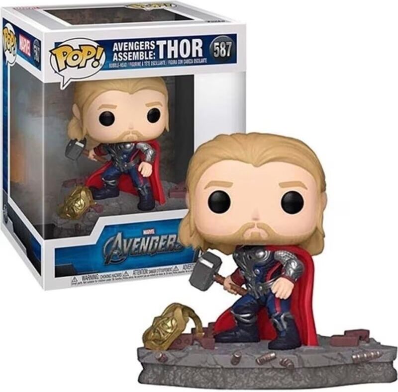 Funko Pop Deluxe Marvel Avengers Thor Assemble 45635 Talla Única Unisex