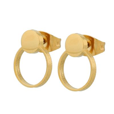 Paar Ohrhänger ADELIA´S "Ohrringe – Ohrstecker aus Edelstahl", Damen, Gr. Damen, Edelstahl, gold, Ohrringe, Eine schöne Geschenkidee für jeden Anlass