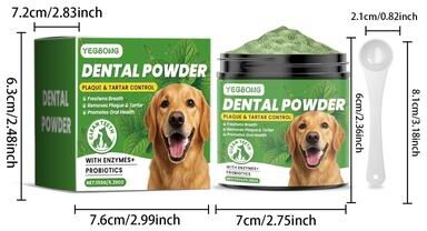 Uplift Treasures Yegbong Dog Teeth Cleaning Powder For Fresh Breath a