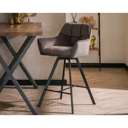 designline »Raster« Barstuhl Velvet  – erhältlich in 2 Farben