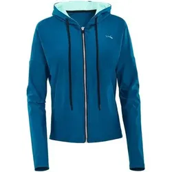 WINSHAPE Damen Functional Comfort Jacket J008C, Größe S in Blau Blau