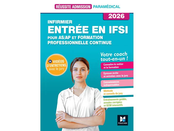 Réussite admission Entrée en IFSI - Formation professionnelle Continue AS/AP 2026 (Broché)