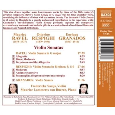 Saeijs, F: Violinsonaten - Frederieke Saeijs,M. Van Bueren, CD