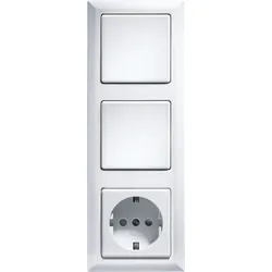Eltako 3-fach-Rahmen aluminium R3-al