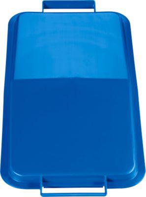Deckel für Abfallbehälter 60 Liter, blau