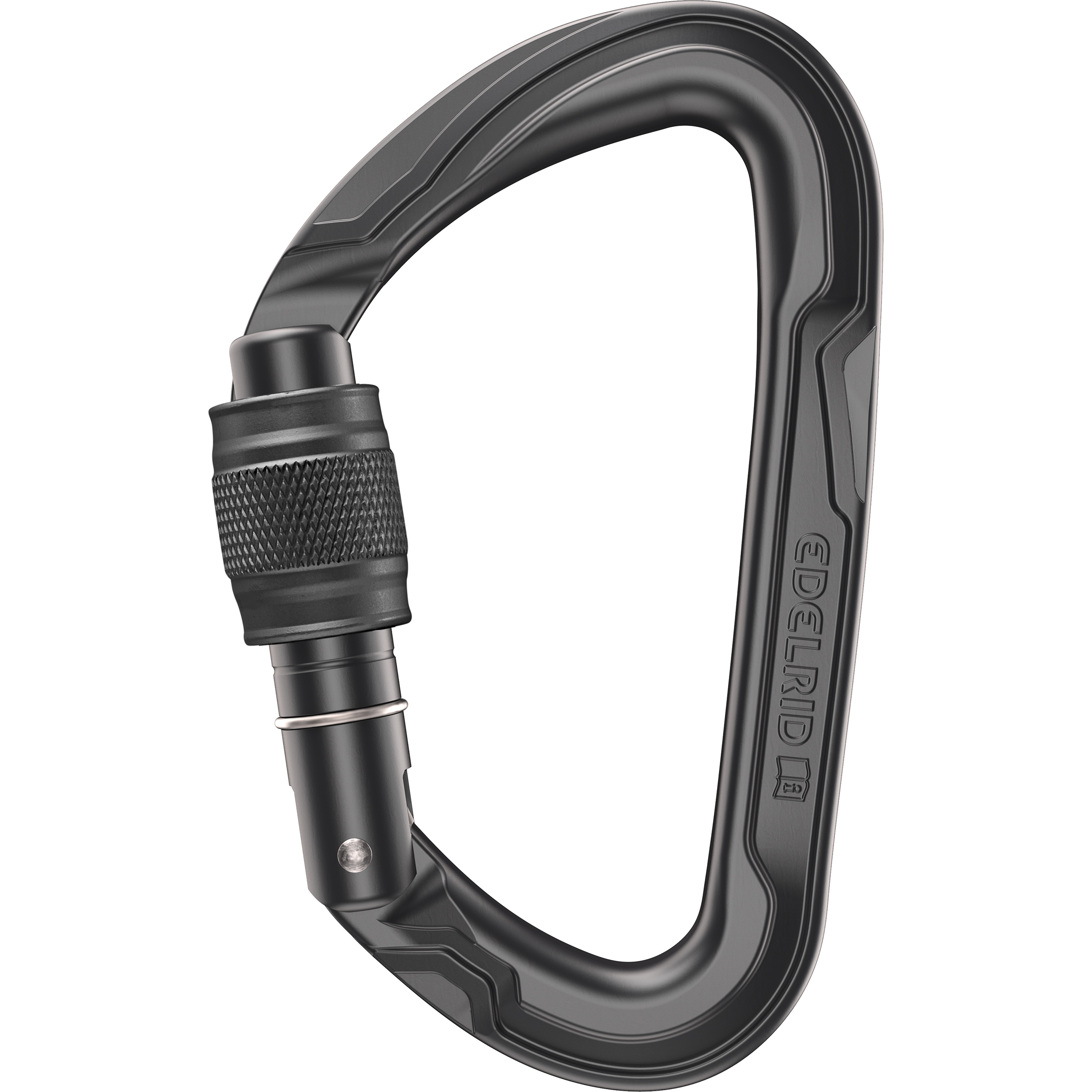 Edelrid Pure Screw Karabiner Karabiner schwarz Größe 000 Alpinklettern | Sportklettern