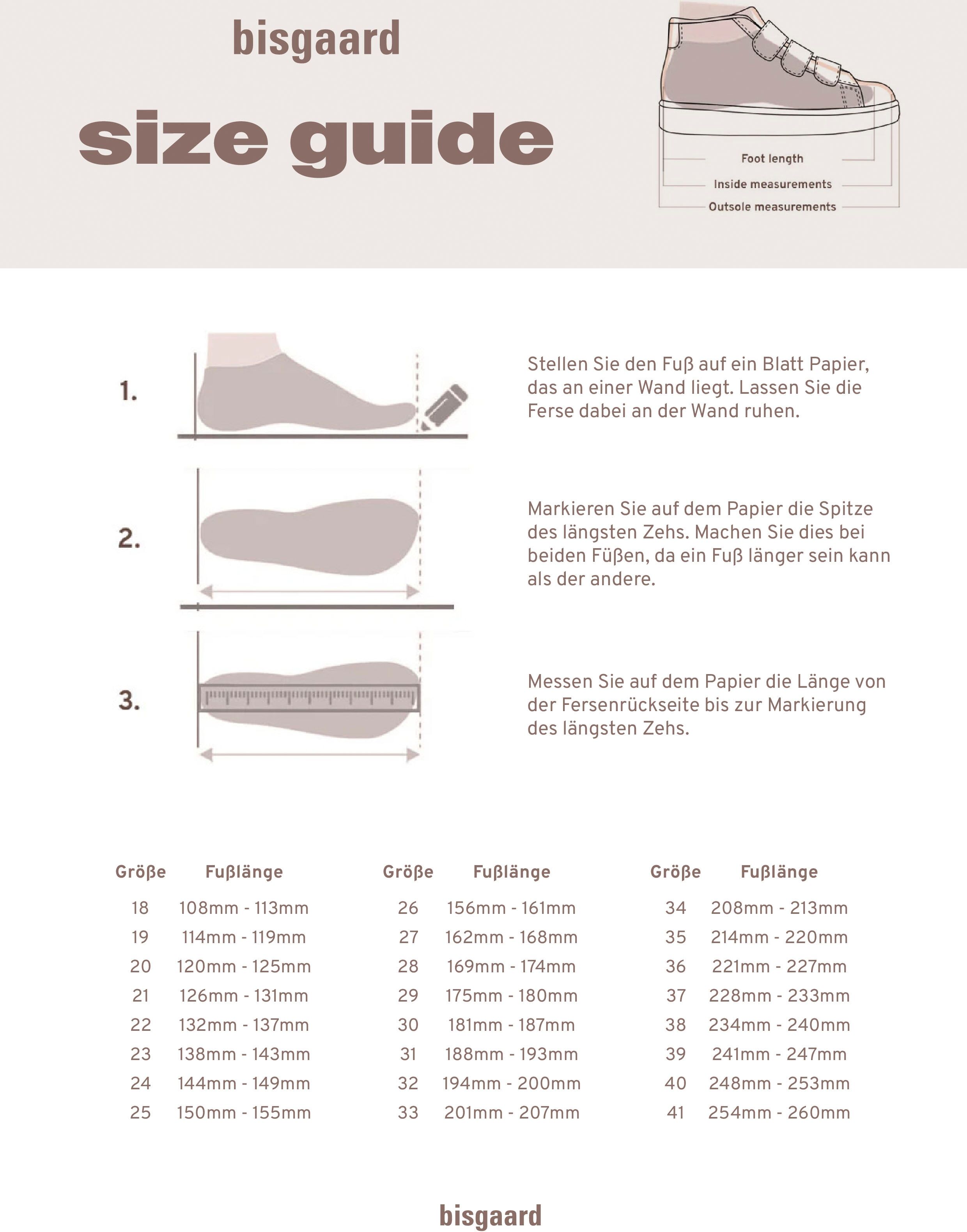 Gummistiefel BISGAARD "thermo baby", Mädchen, Gr. 23, grün, Gummi, Schuhe Gummistiefel, Winterboots mit Wollfutter, Grössenschablone zum Download grün 23